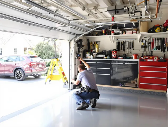 Local garage door repair service by Shelton Garage Door Repair in Shelton