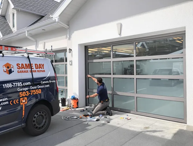 Same-day garage door repair service by Shelton Garage Door Repair in Shelton